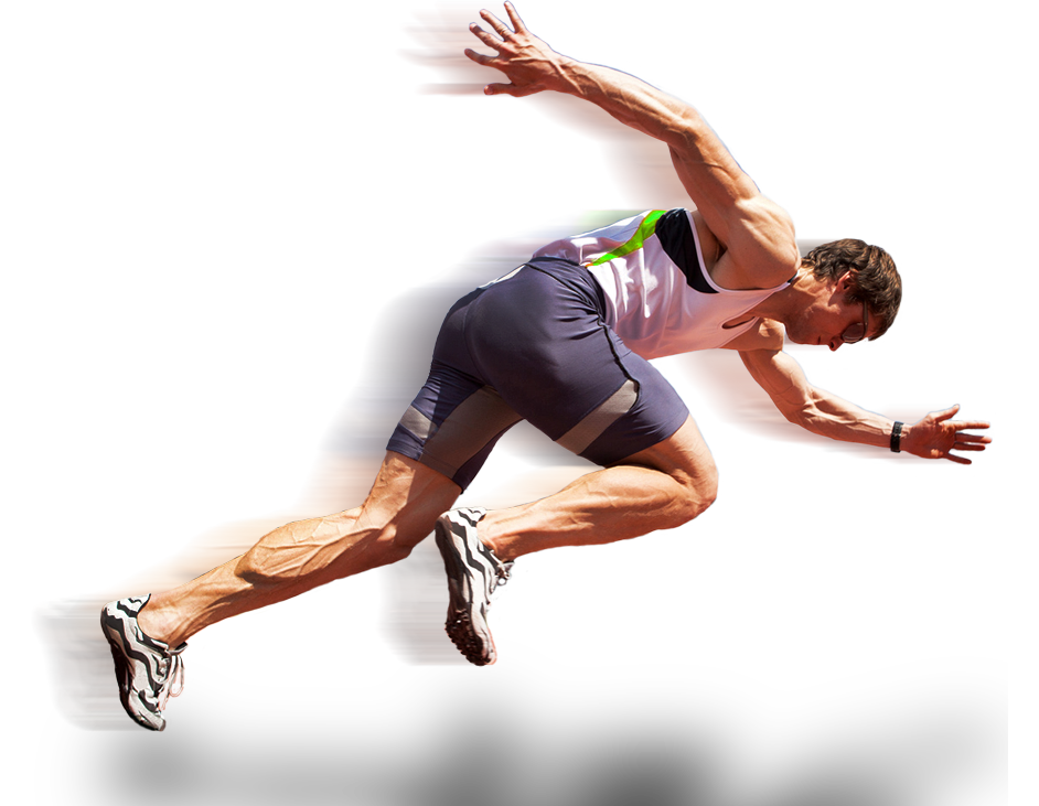 Картинка спортсмен на белом фоне